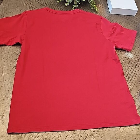 Red Tommy Hilfiger t shirt size L 16/18 never worn - Picture 8 of 9